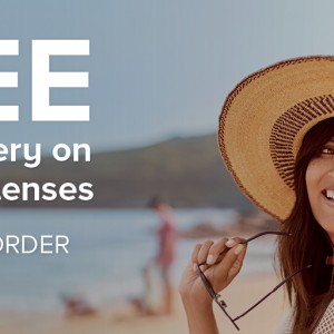 Free Home Delivery on all contact lenses. Call us to order.